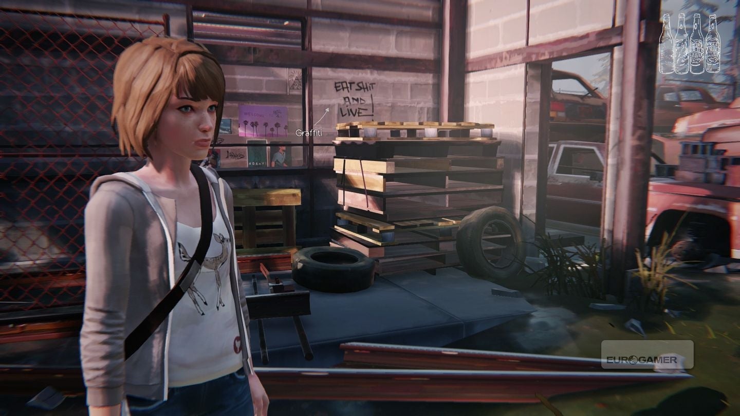 Life Is Strange bottle locations how to find all five junkyard
